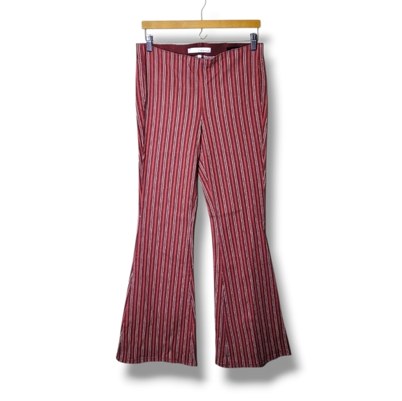 Ella Moss Pull On Flare Pants In Red Desert Stripe Size 29 NWT - Picture 9 of 9